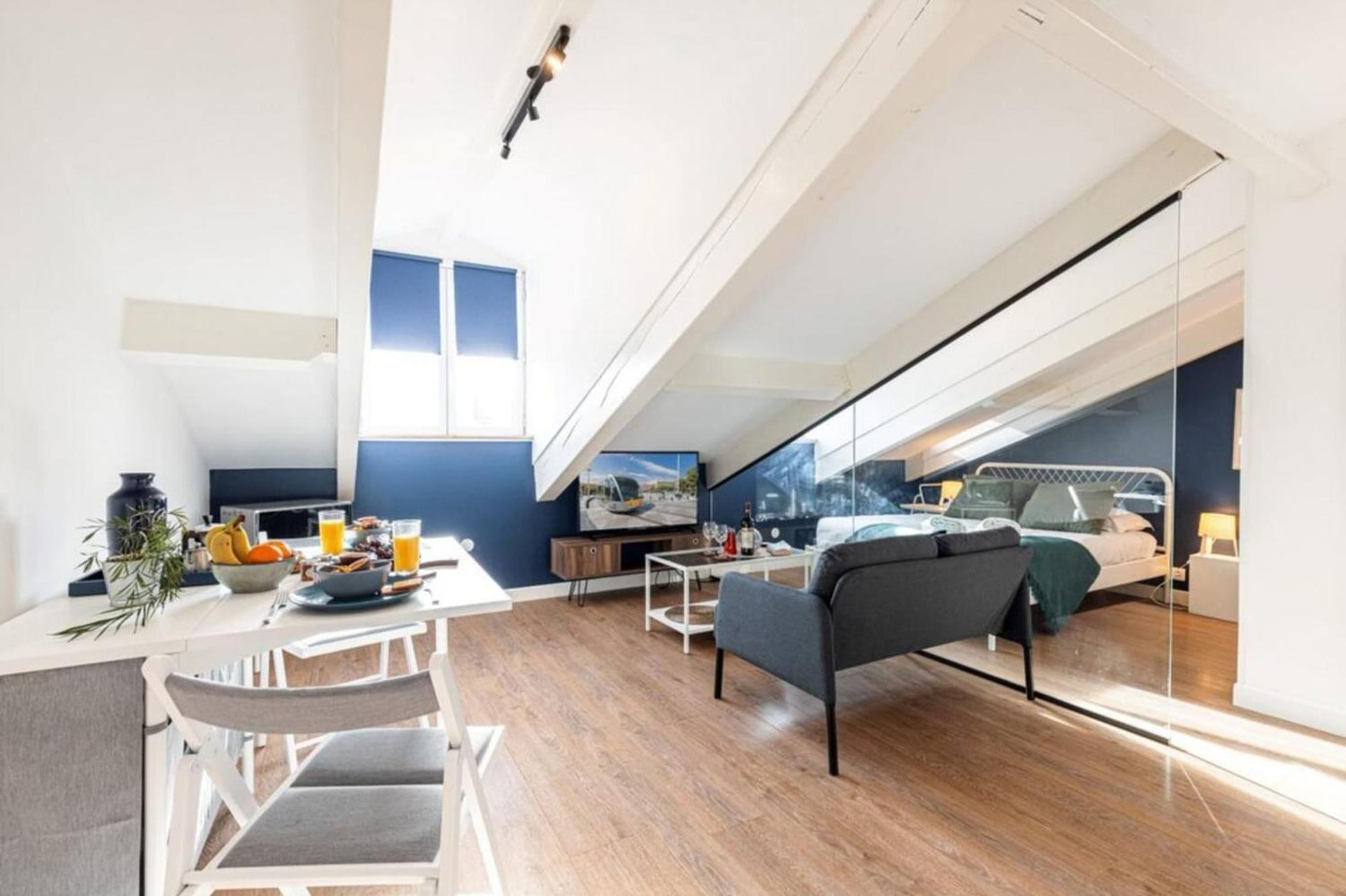 Deroulede - Superb Studio Suite W Ac Downtown 니스 외부 사진